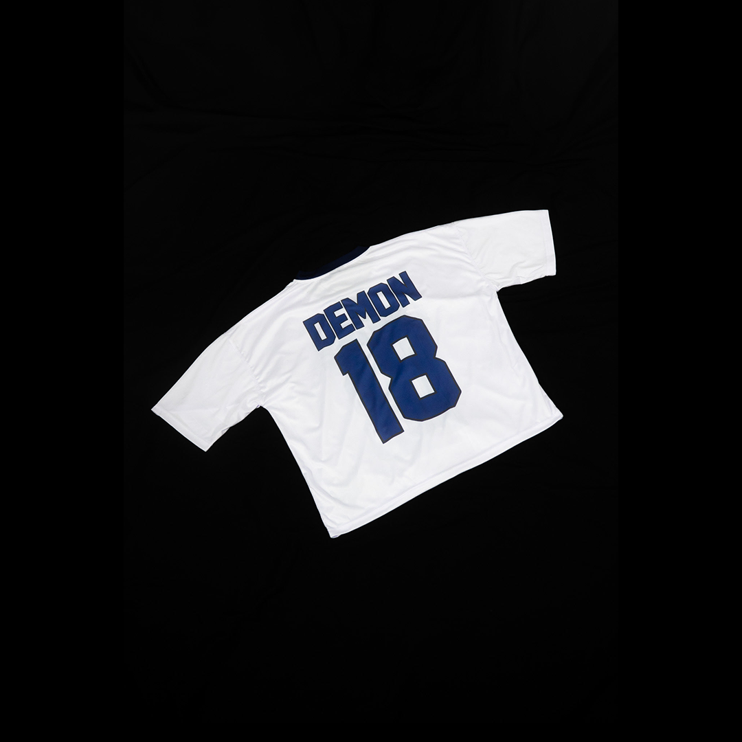 Boxy Crop Dodge Demon Graphic Jersey