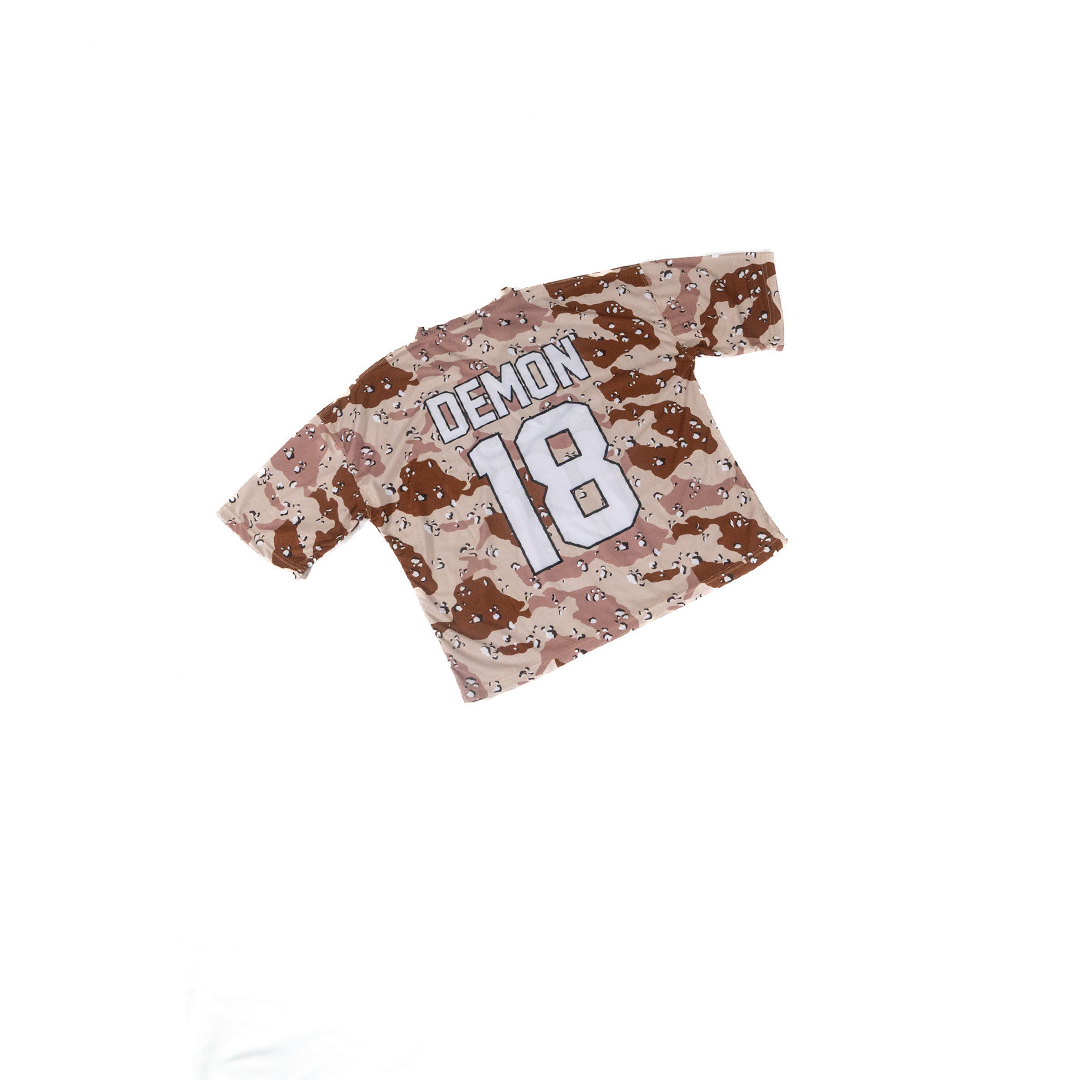 Boxy Crop Dodge Demon Graphic Jersey